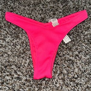 Hollister bright pink bikini bottom